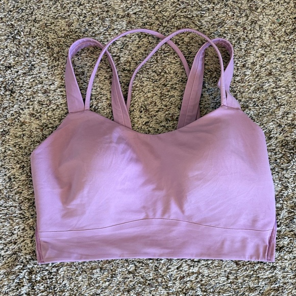 lululemon Like A Cloud Longline D/DD bra size 10 ✨Velvet Dust✨ - Picture 1 of 5